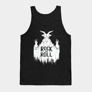 Satan Rock and Roll // Funny Devil Rock Tank Top